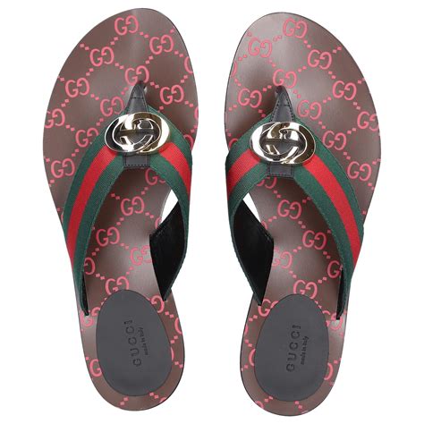 womens gucci flip flops|gucci flip flops women's sale.